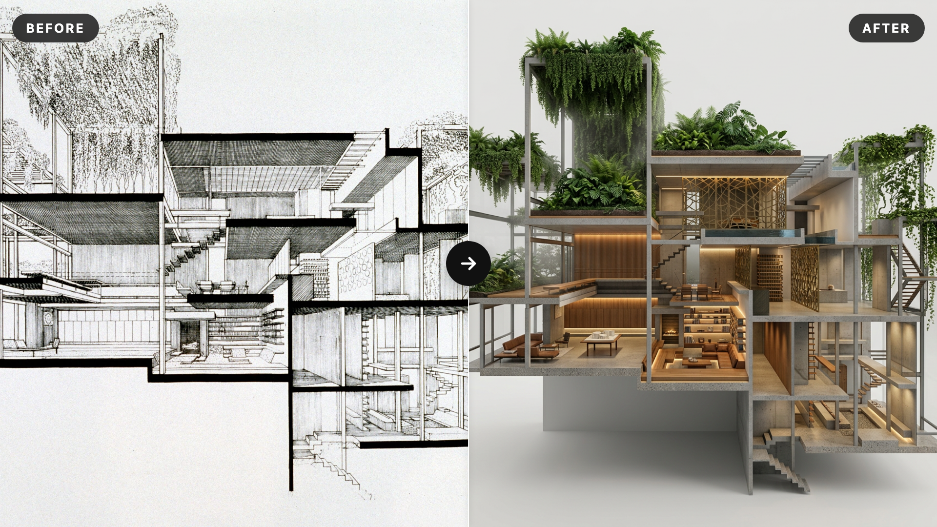 AI SketchUp Renderer — Sketch & Floor Plan to Render